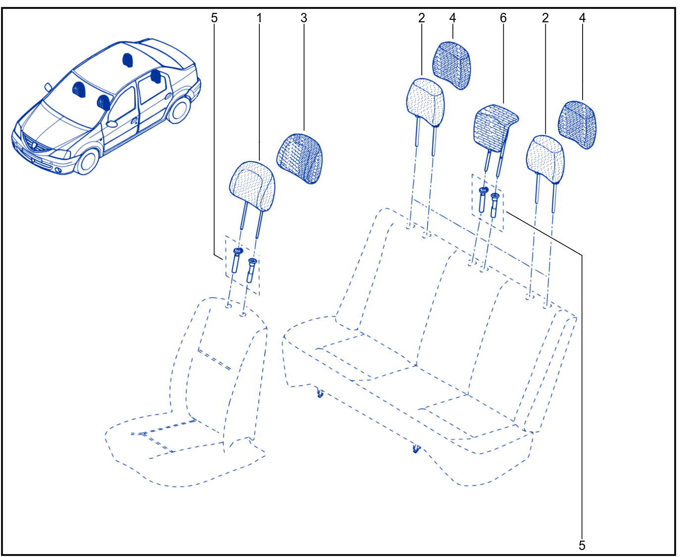 Headrest - 01081683