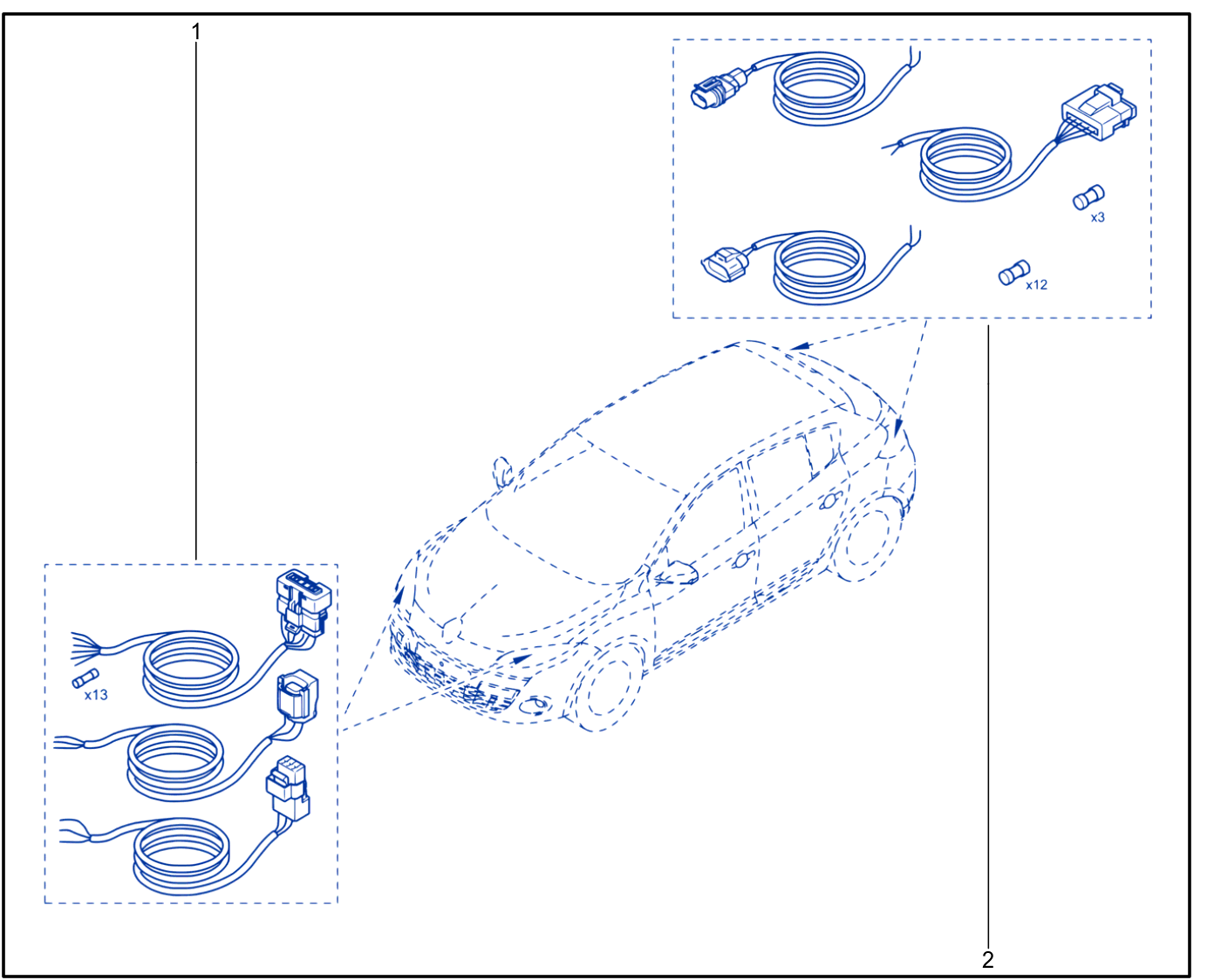 Wiring - Passenger Compartment Components - 01081780