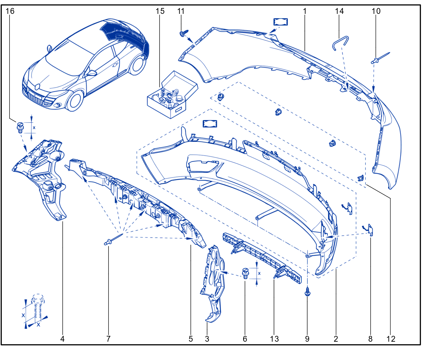 Rear Bumper - 01081792