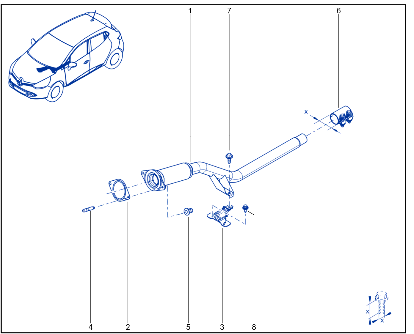 Exhaust Pipe - 01081884