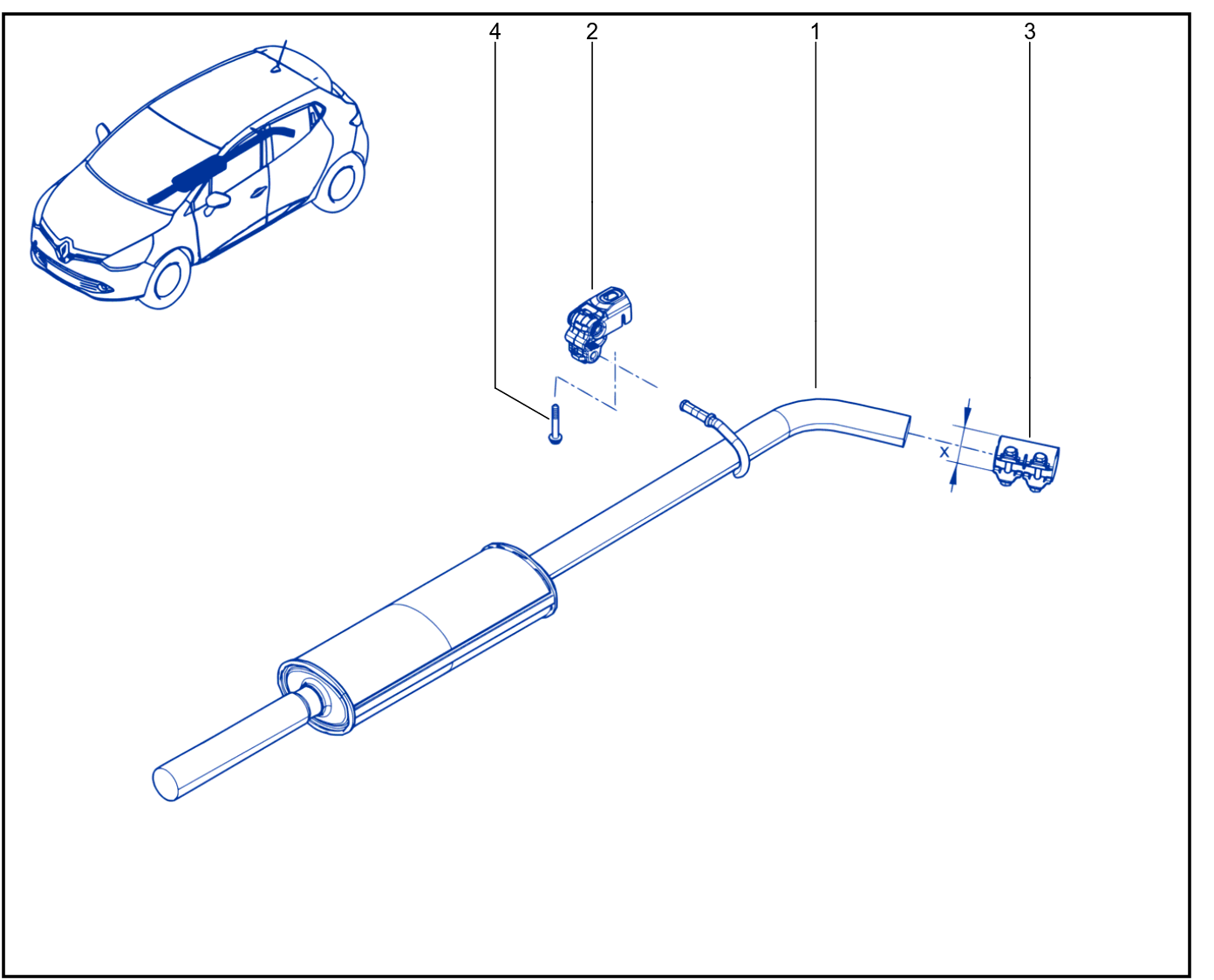 Exhaust Pipe - 01081893