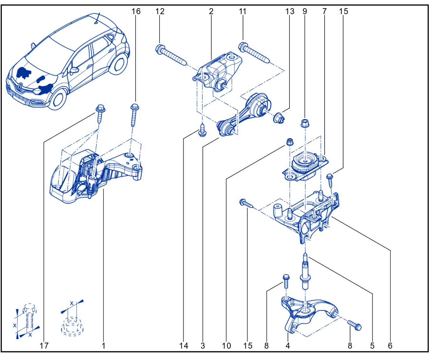 Engine And Transmission Assembly Support - 01081900
