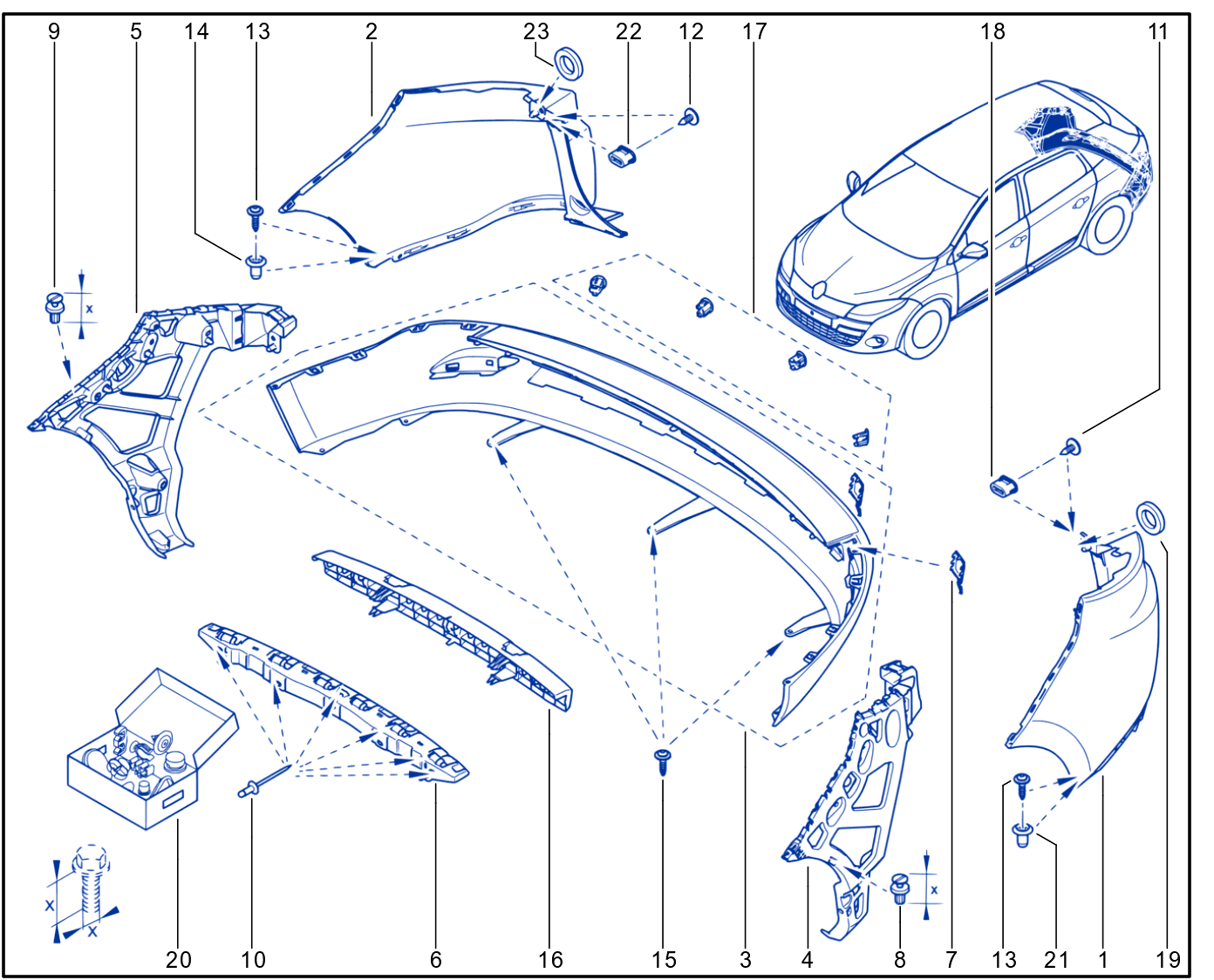 Rear Bumper - 01081903