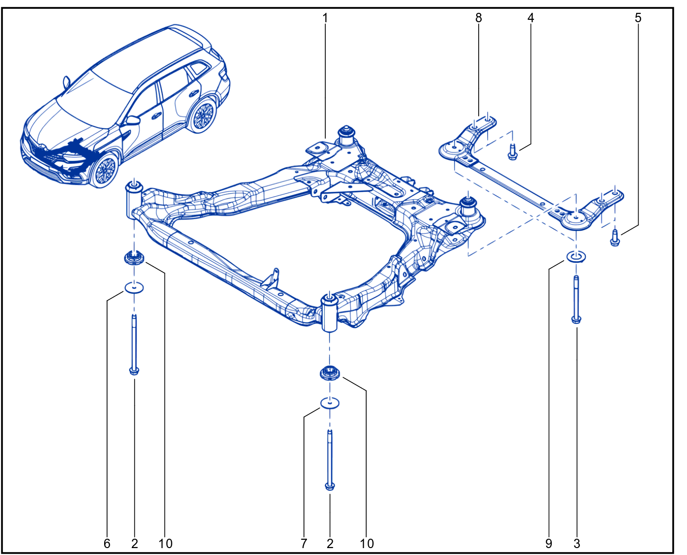 Front Axle Component - 01081911