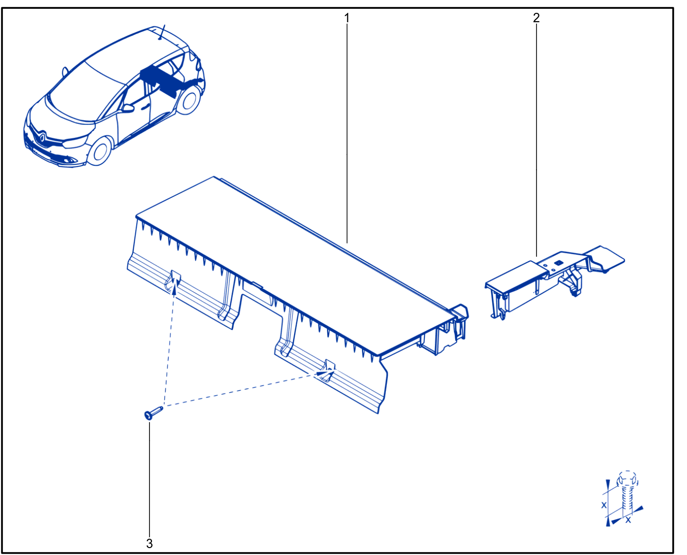 Luggage Compartment Trim - 01082203
