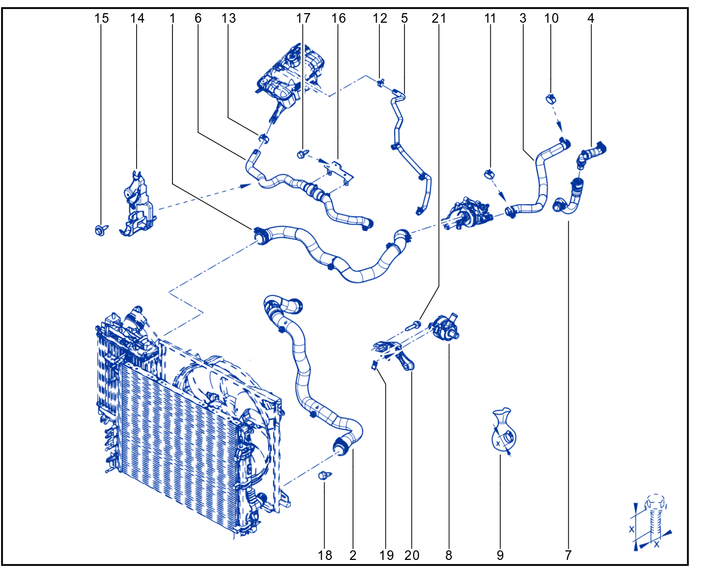 Coolant Circuit - 01082325