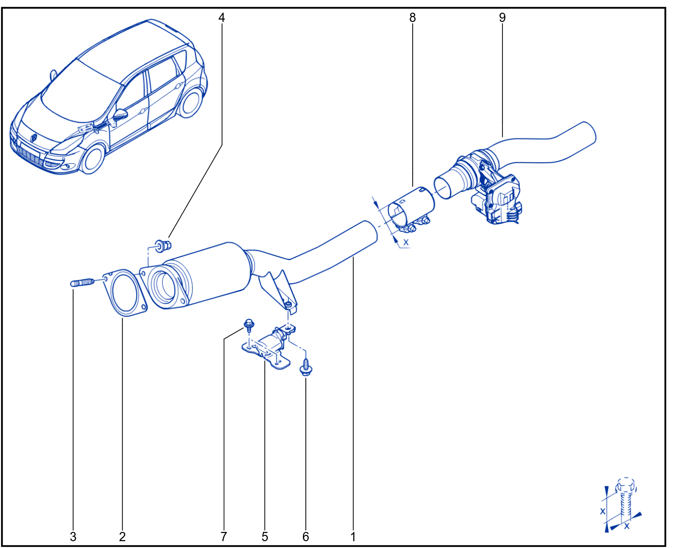 Exhaust Pipe - 01082331