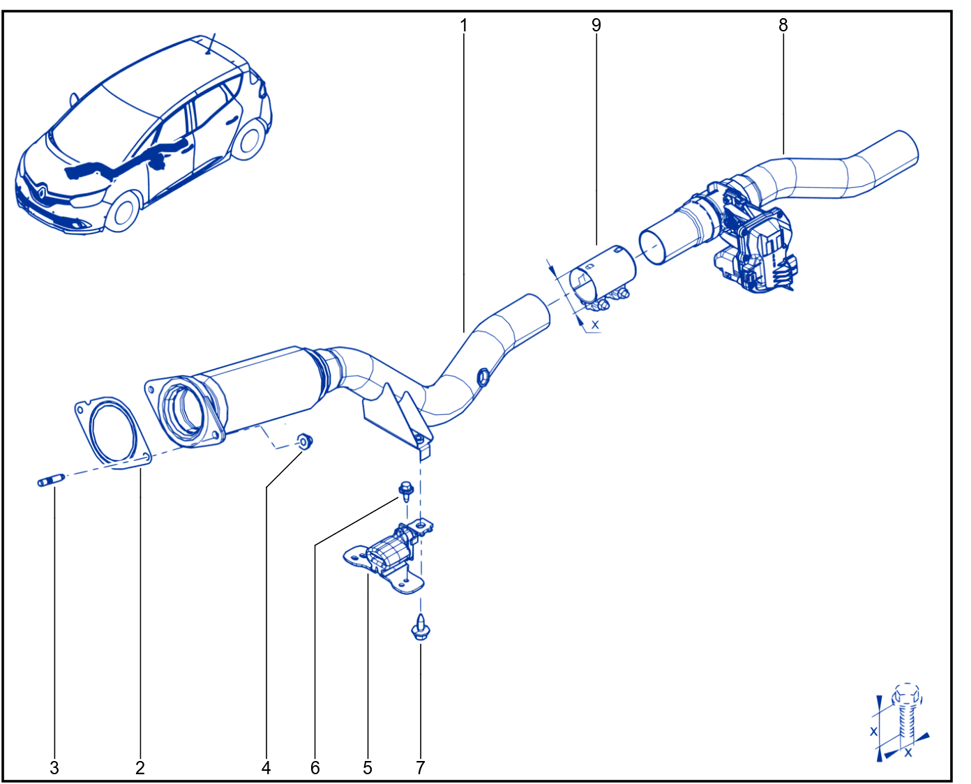 Exhaust Pipe - 01082365