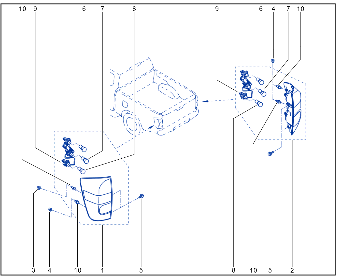 Rear Exterior Lighting - 01082376