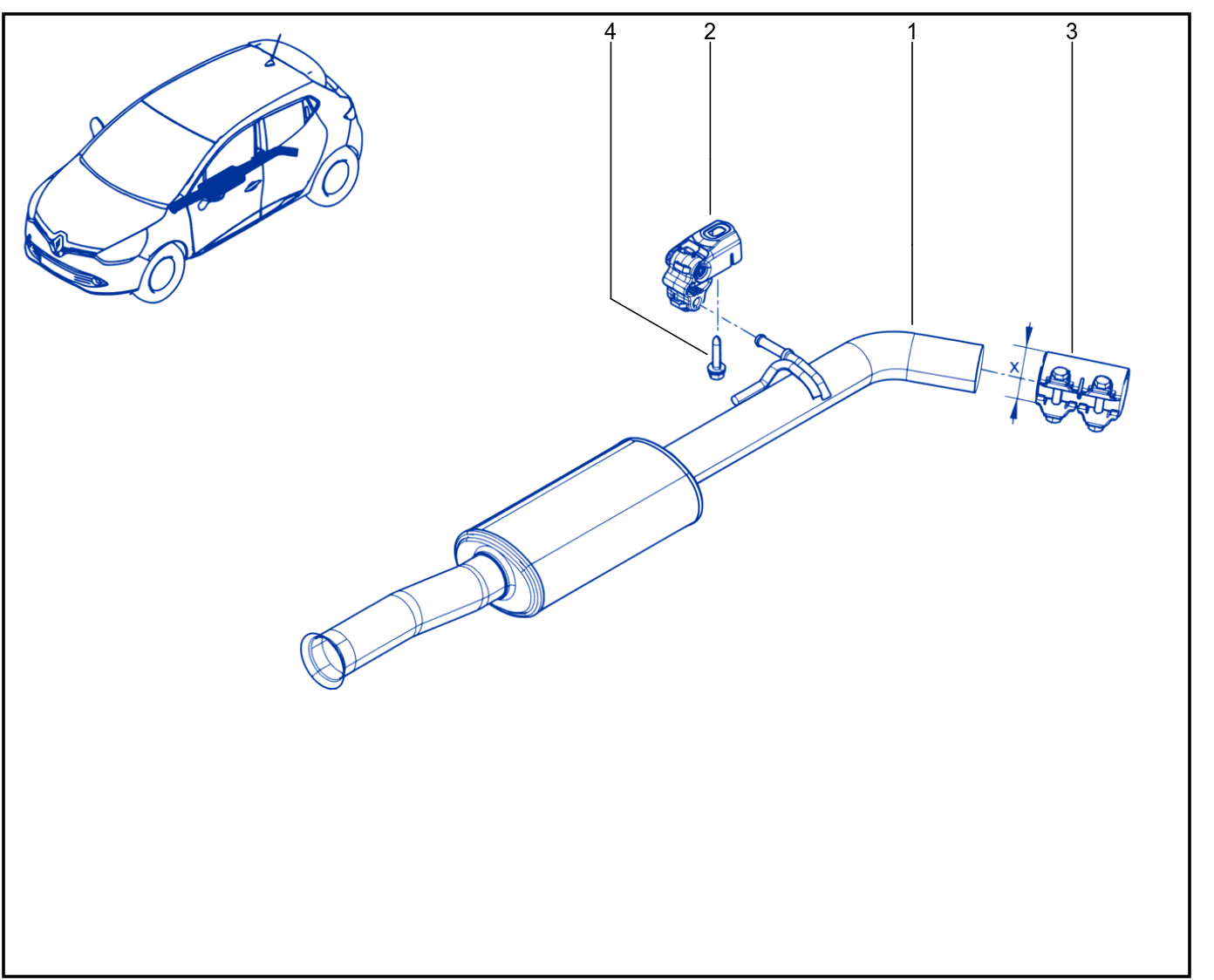 Exhaust Pipe - 01082418