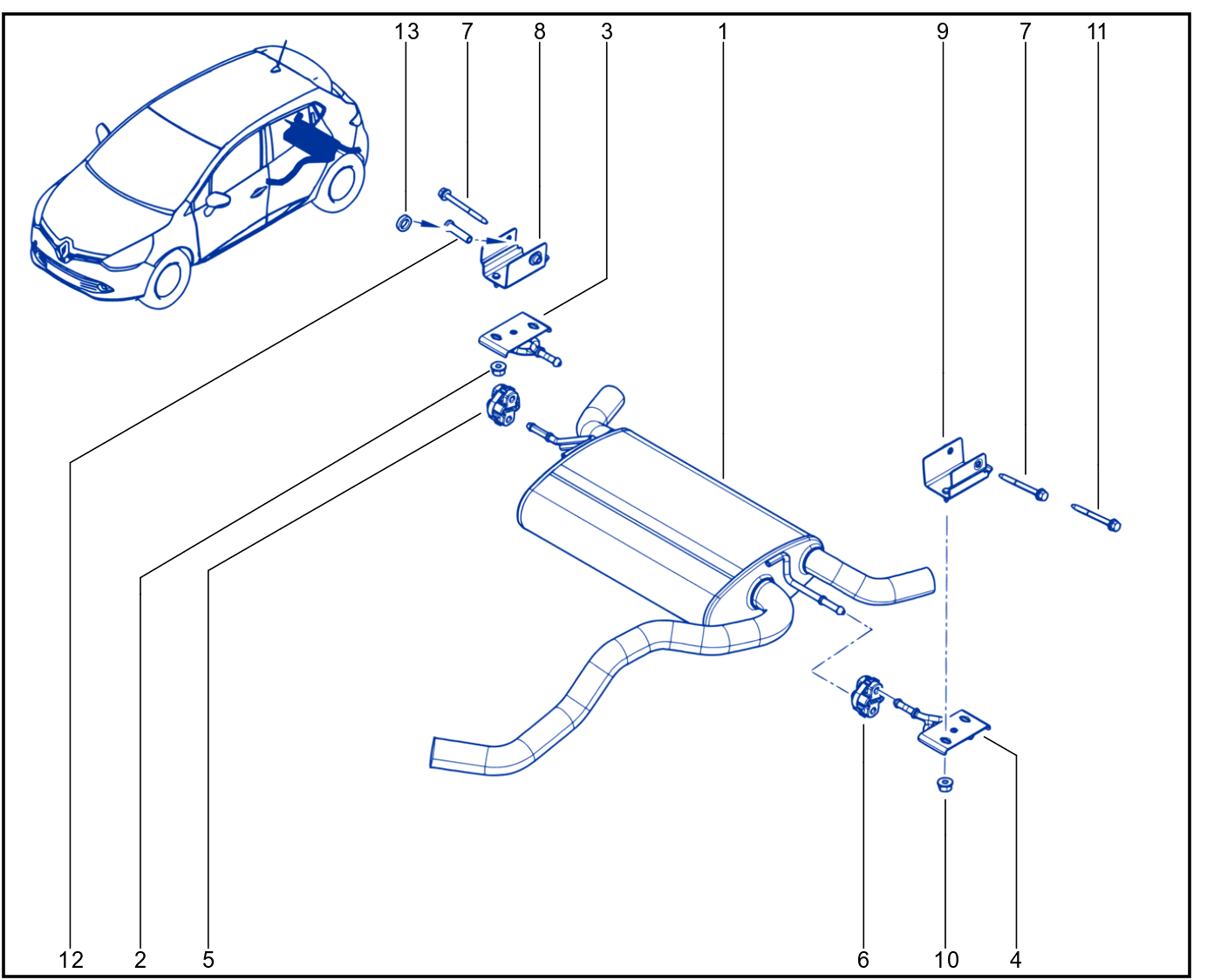 Exhaust Pipe - 01082422