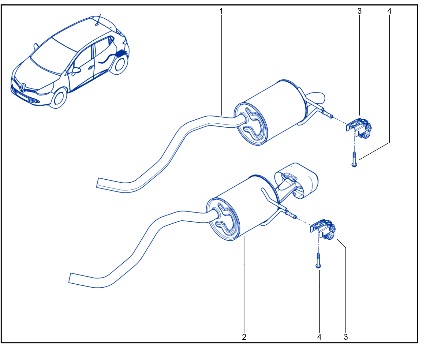 Exhaust Pipe - 01082428