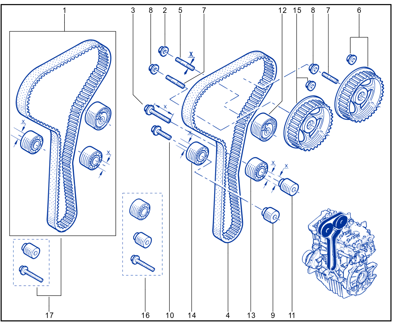 Timing - Camshaft - Valve - 01082442