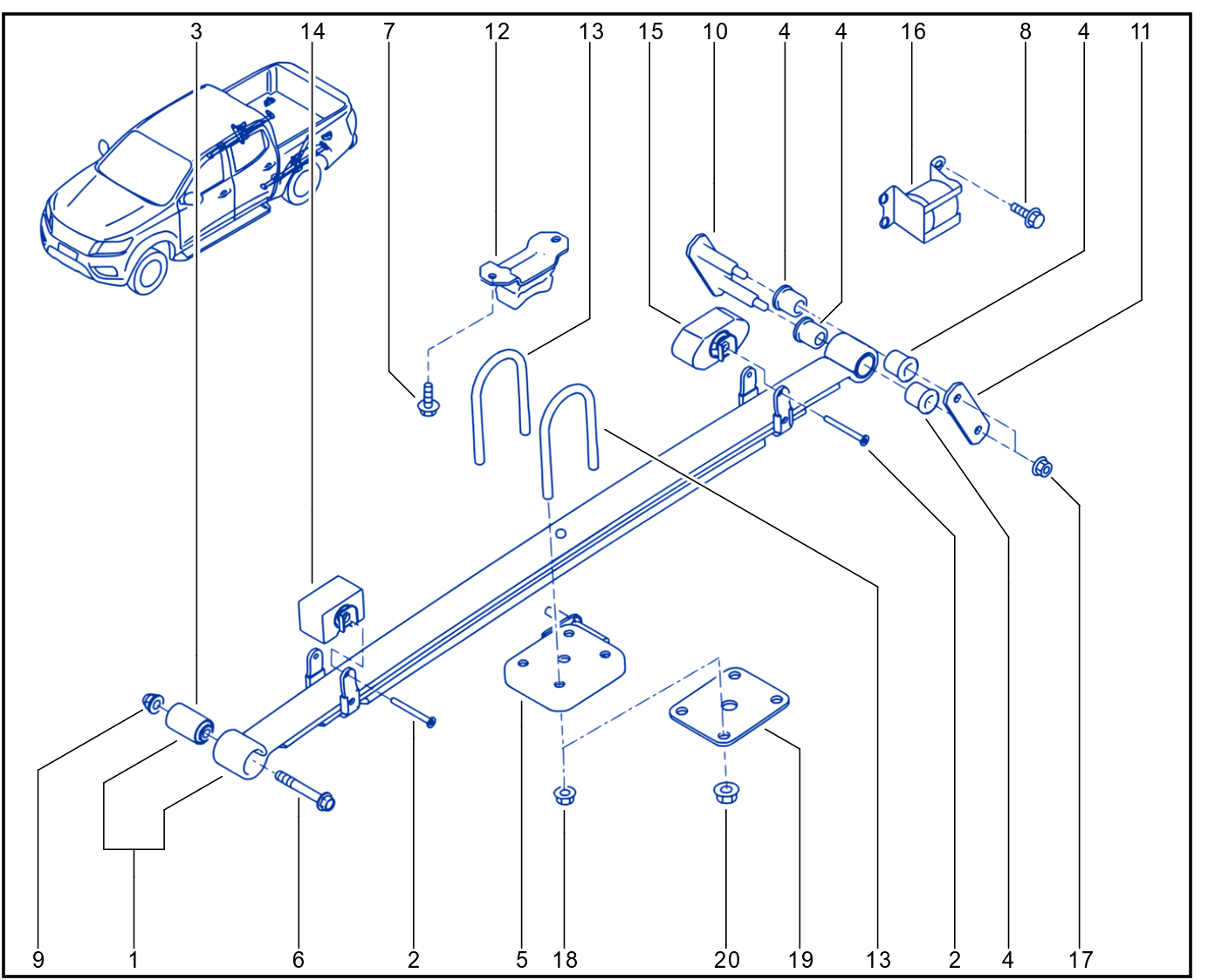 Rear Axle Component - 01082462