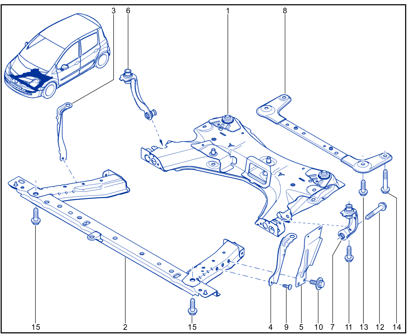 Front Axle Component - 01082495