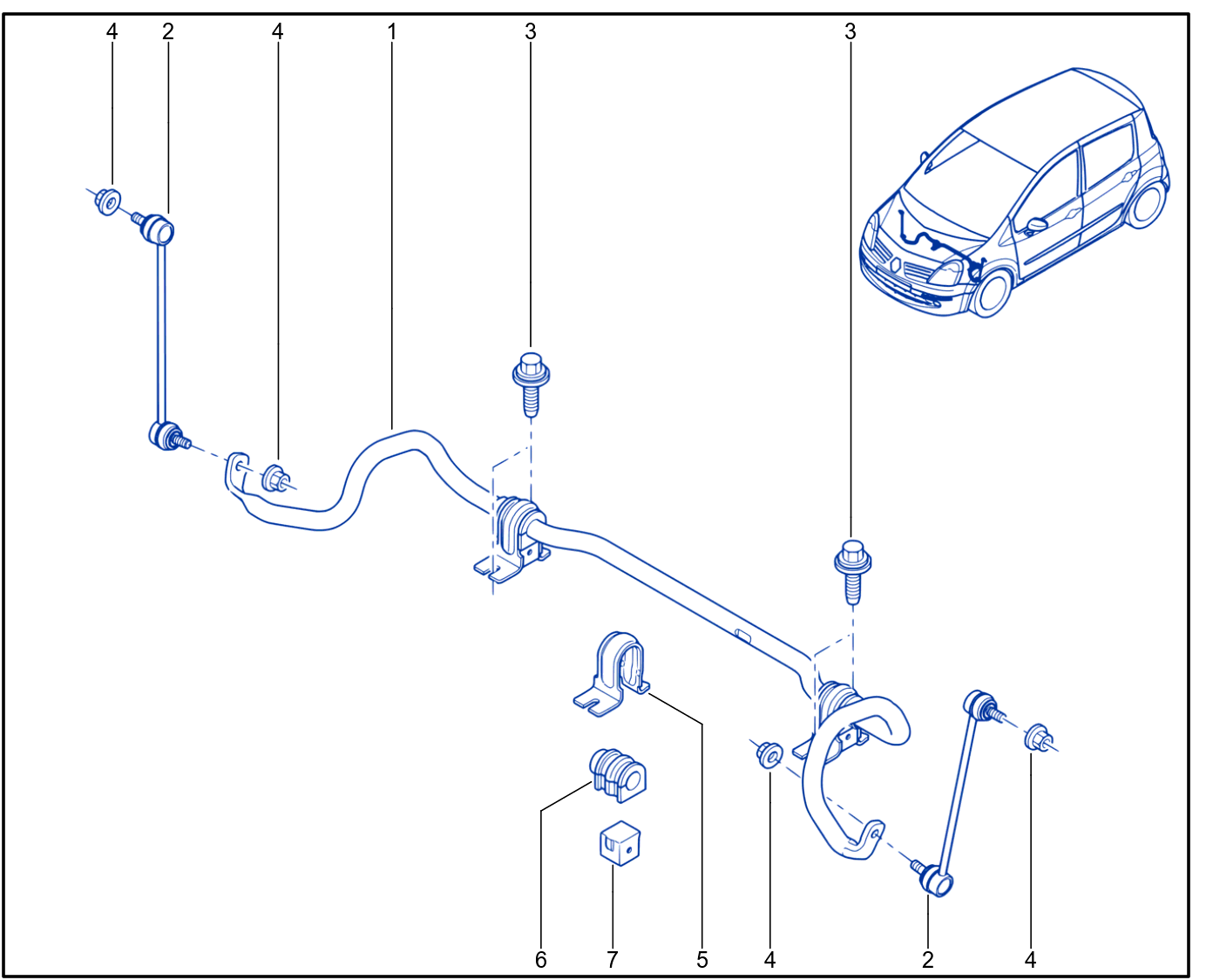 Front Anti-Roll Bar - 01082499