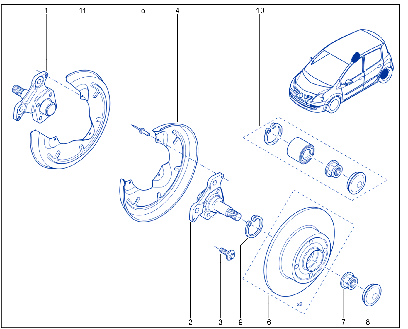 Rear Axle Component - 01082540