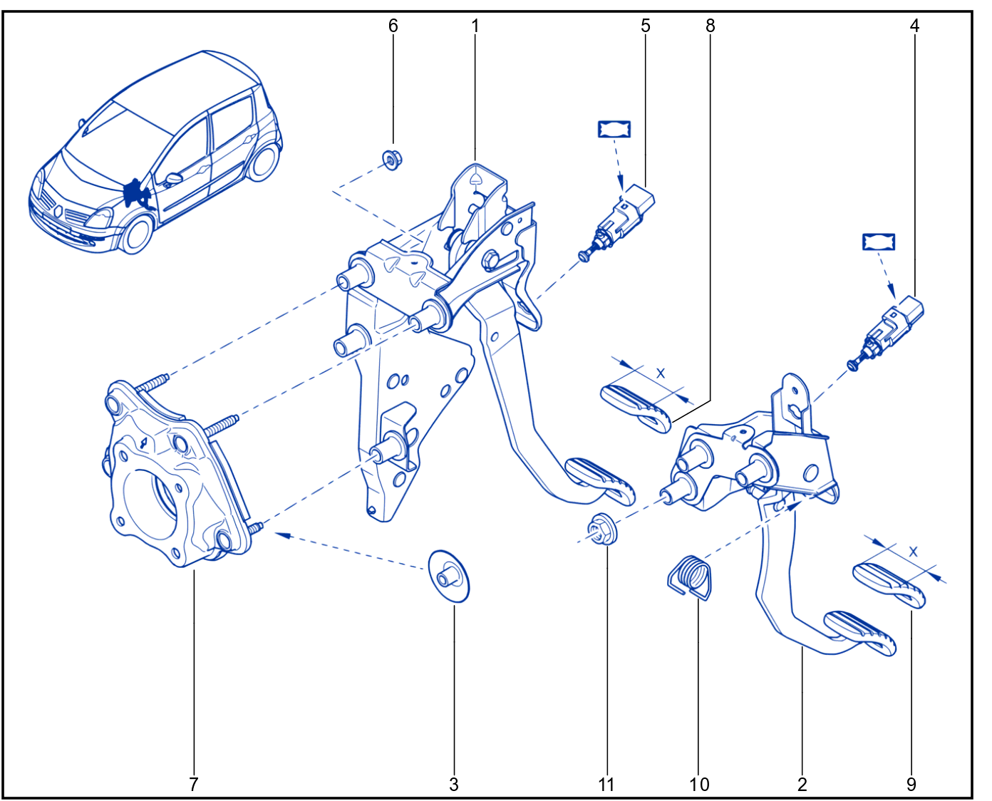 Pedal Assembly - 01082543