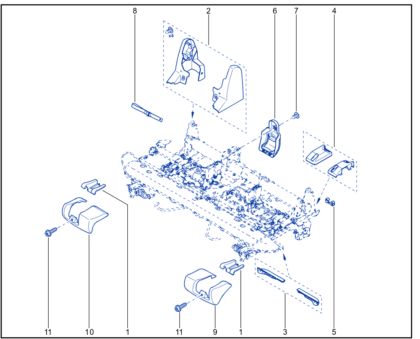 Housing - Switch - Wiring - 01082579