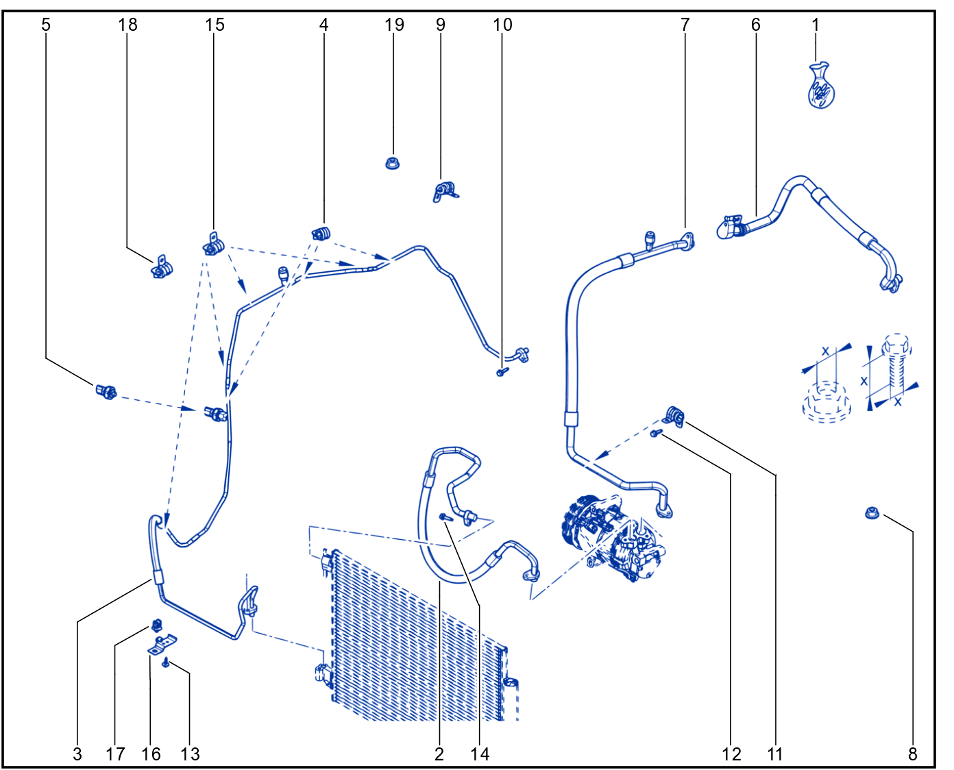 Main Air Conditioning Circuit - 01082687