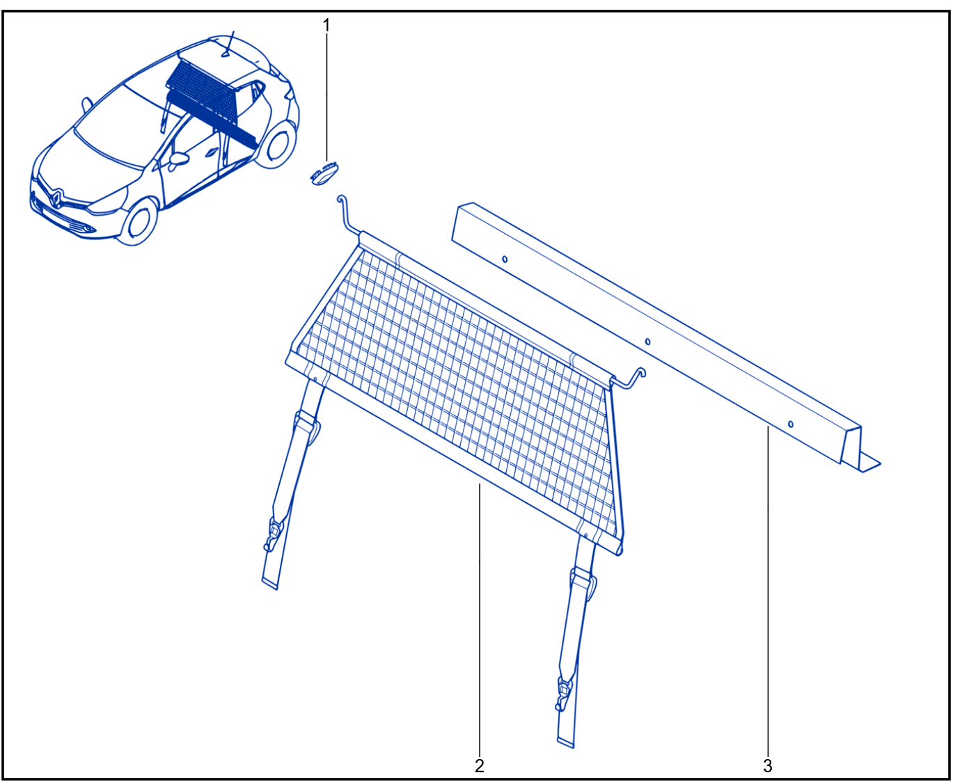 Luggage Retainer - 01082713