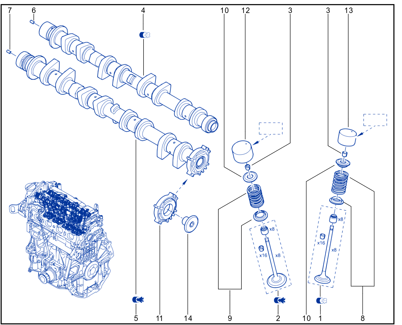 Timing - Camshaft - Valve - 01082812