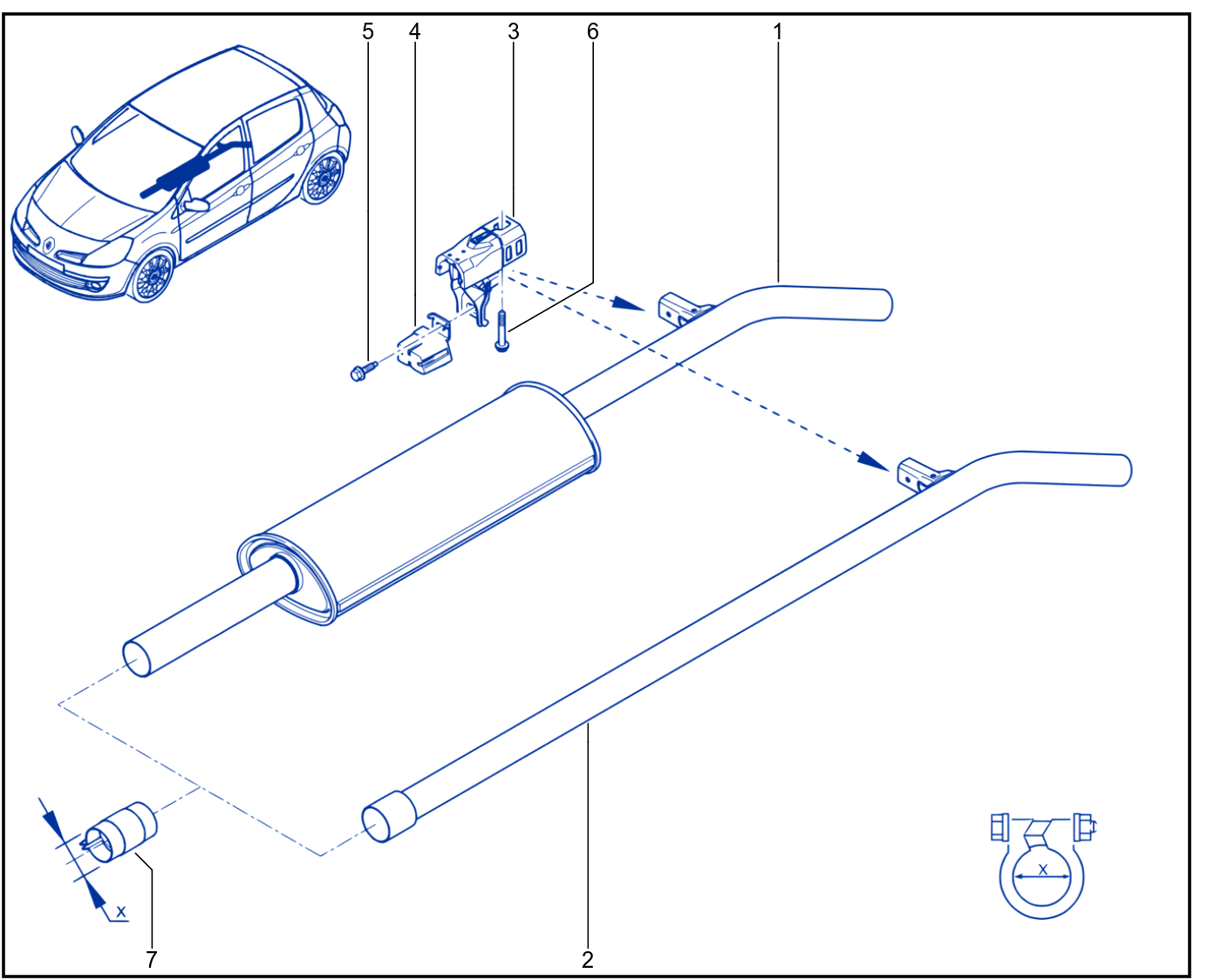 Exhaust Pipe - 01082862