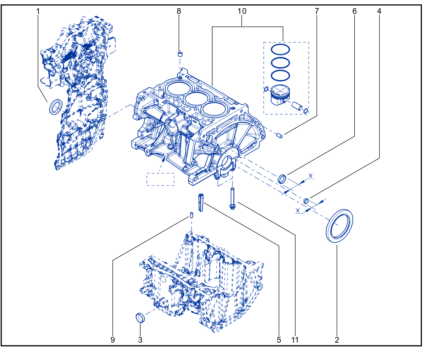 Cylinder Block - 01082989