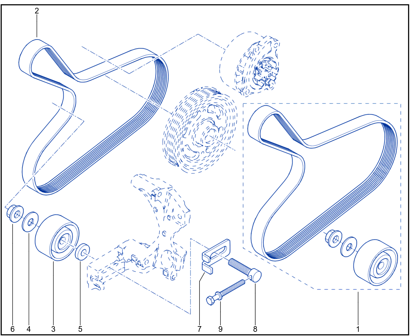 Tensioner - Belt - 01083004