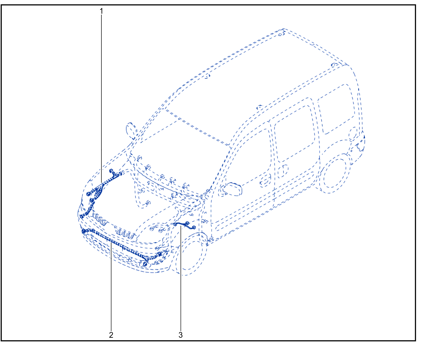 Wiring - Front End Panel Components - 01083091
