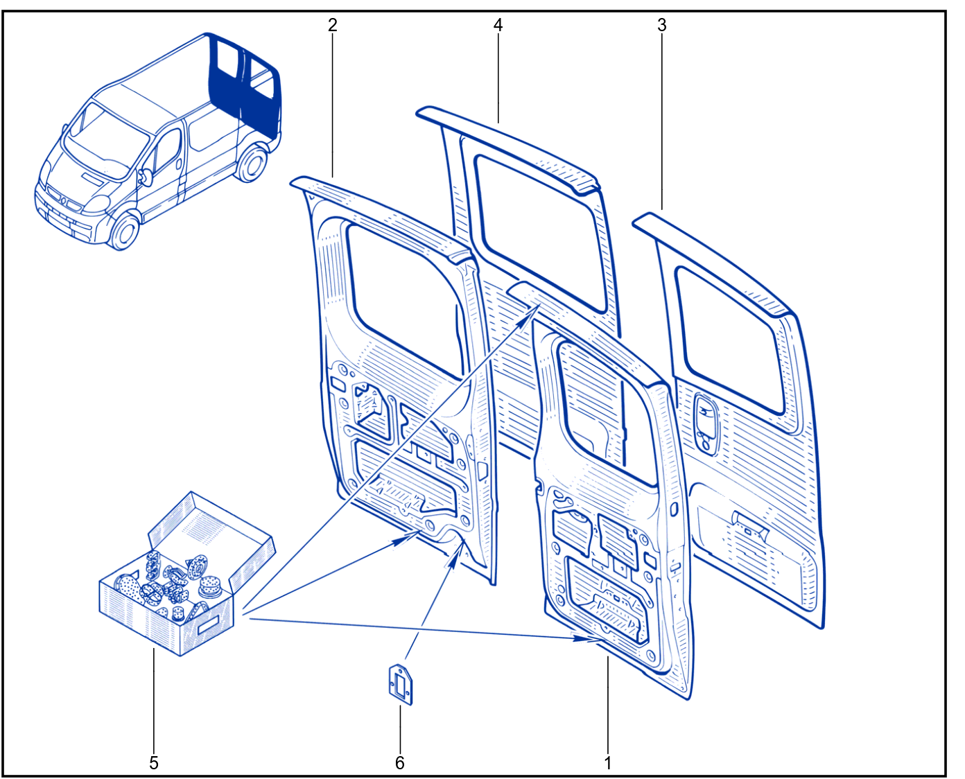 Front Opening Element Panelwork - 01083093