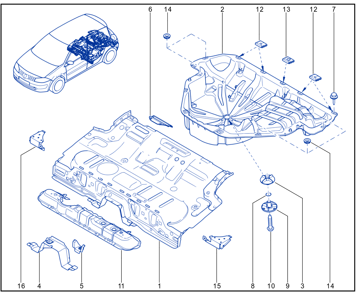 Rear Floor - 01083186