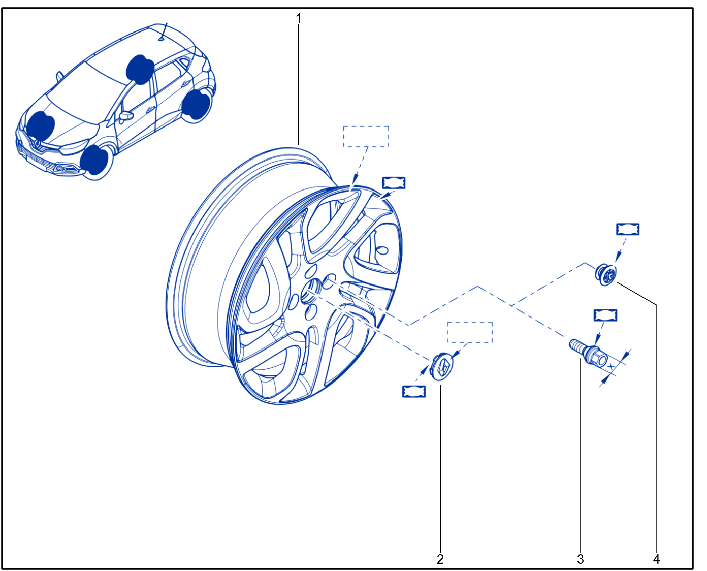 Wheel Nut - 01083220