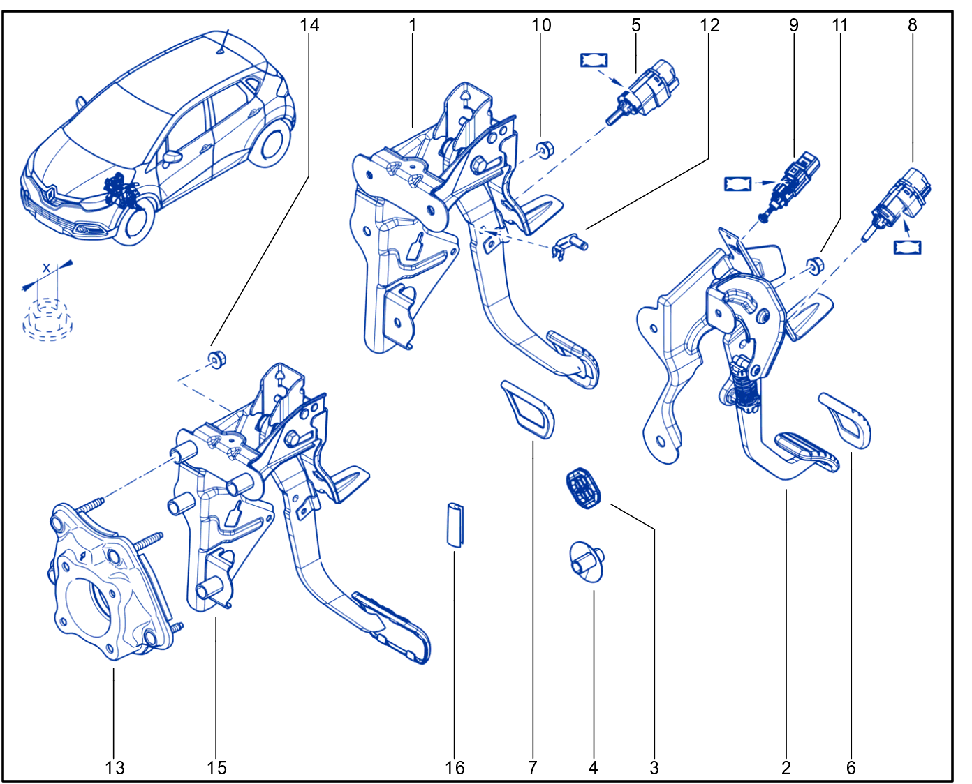 Pedal Assembly - 01083221