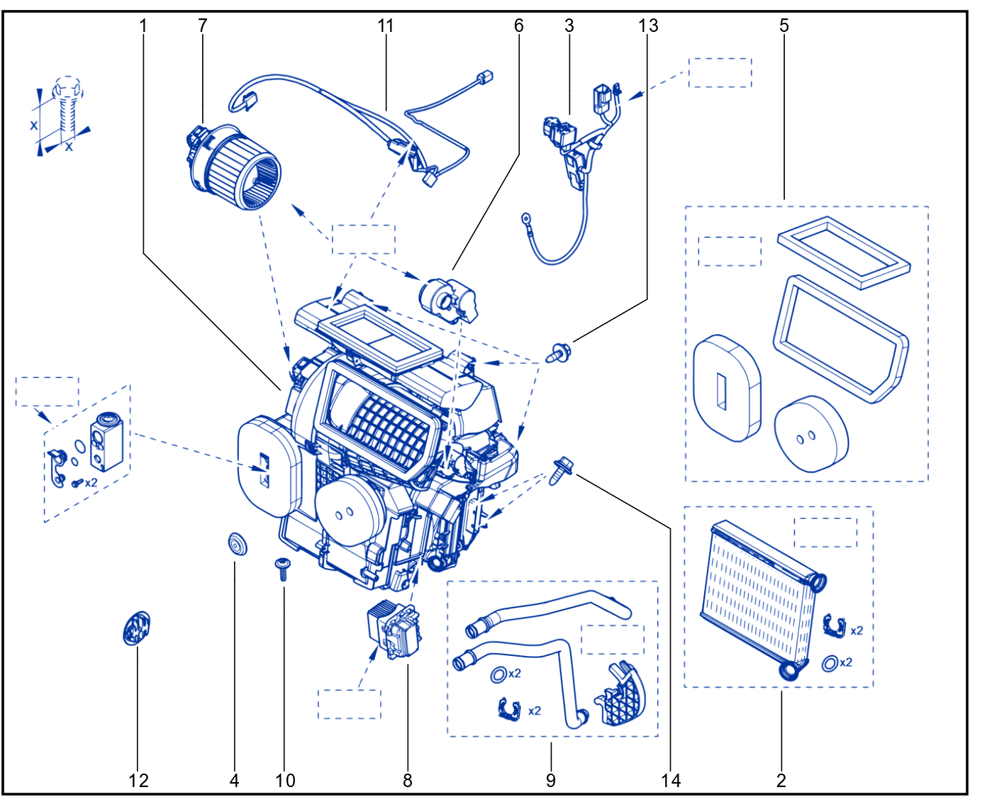 Passenger Compartment Filter - 01083236