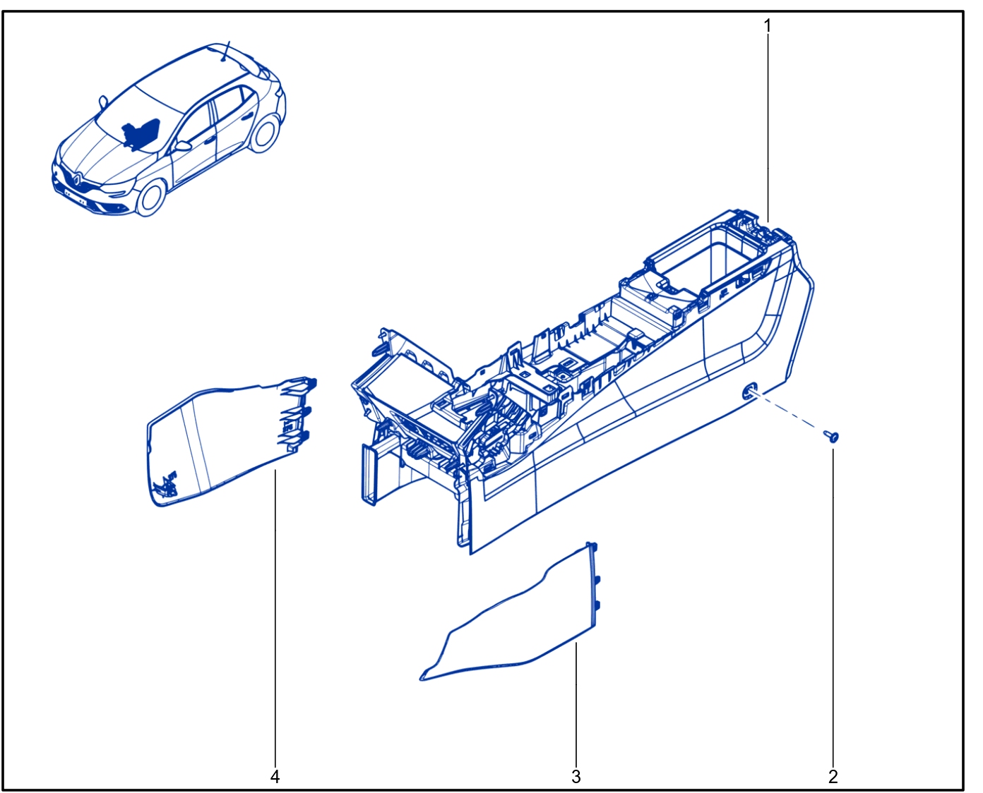 Centre Console - 01083249