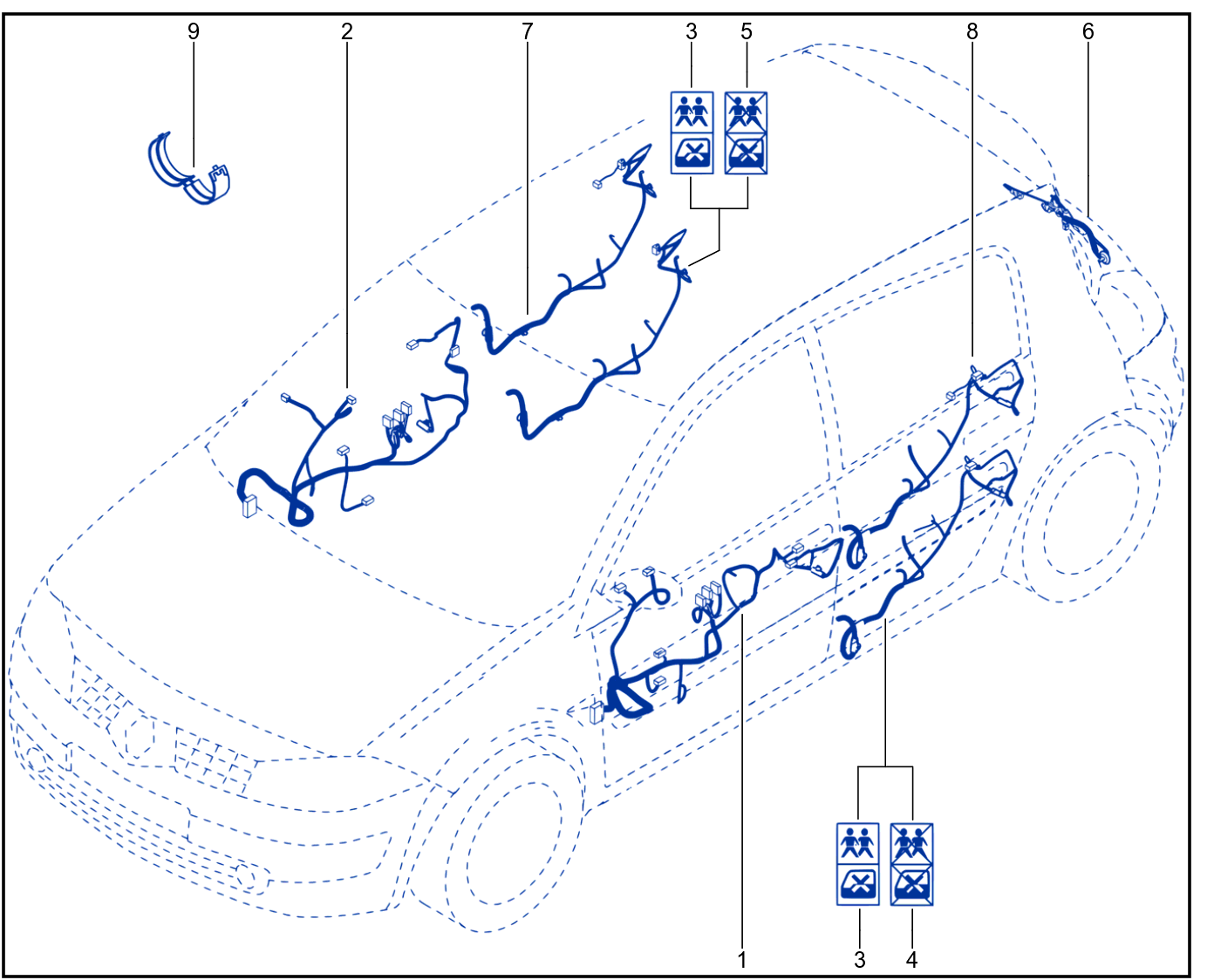 Wiring - Opening Element Components - 01083273