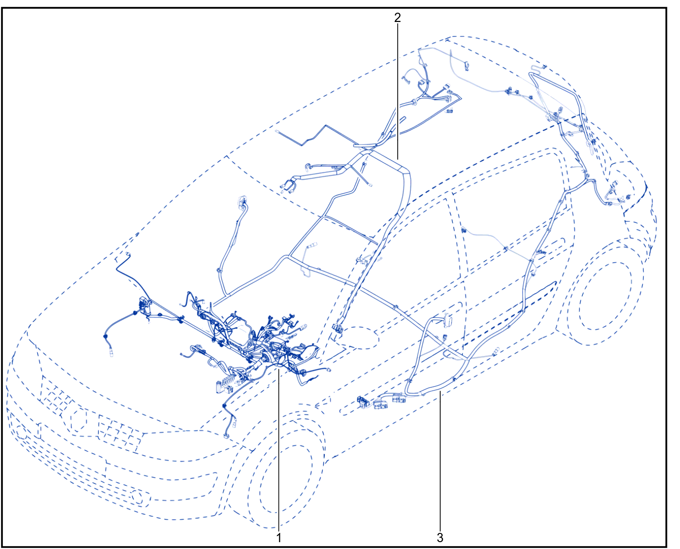 Wiring - Passenger Compartment Components - 01083274
