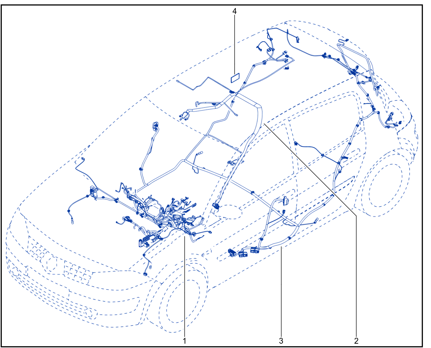 Wiring - Passenger Compartment Components - 01083275