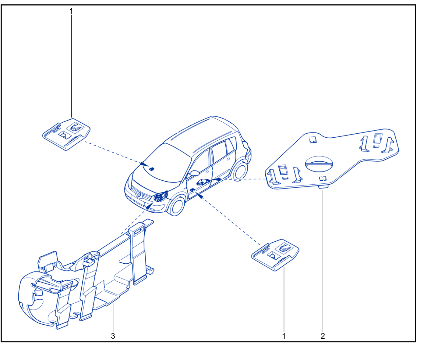 Wiring - Passenger Compartment Components - 01083301