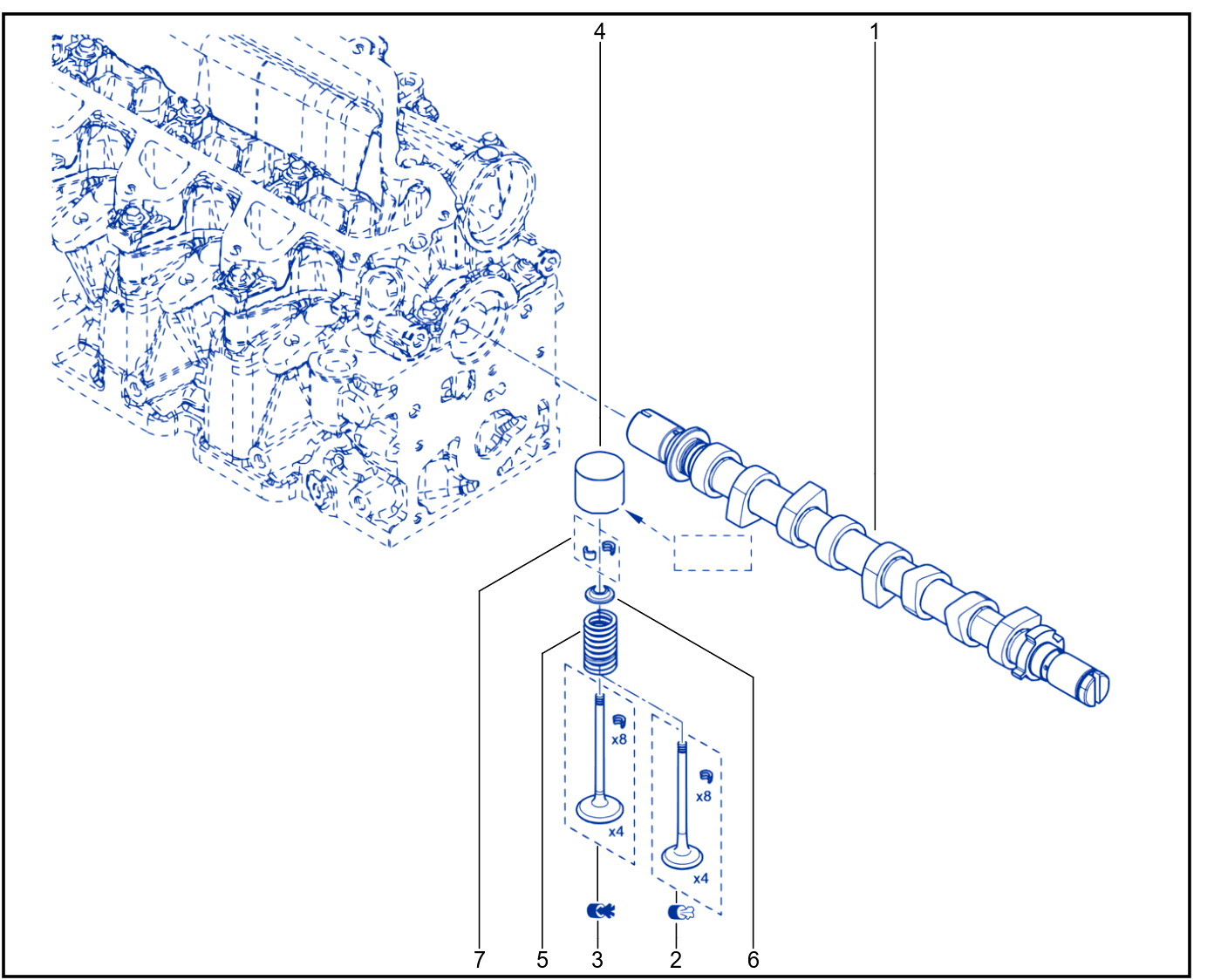 Timing - Camshaft - Valve - 01083703