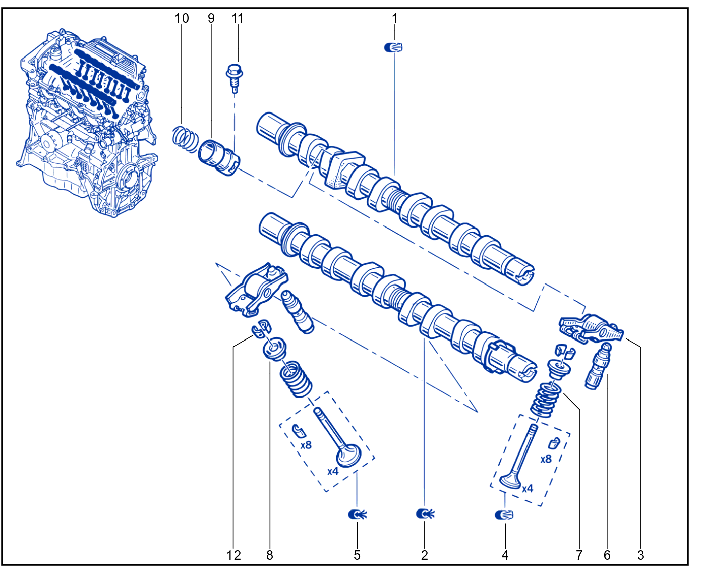 Timing - Camshaft - Valve - 01084391