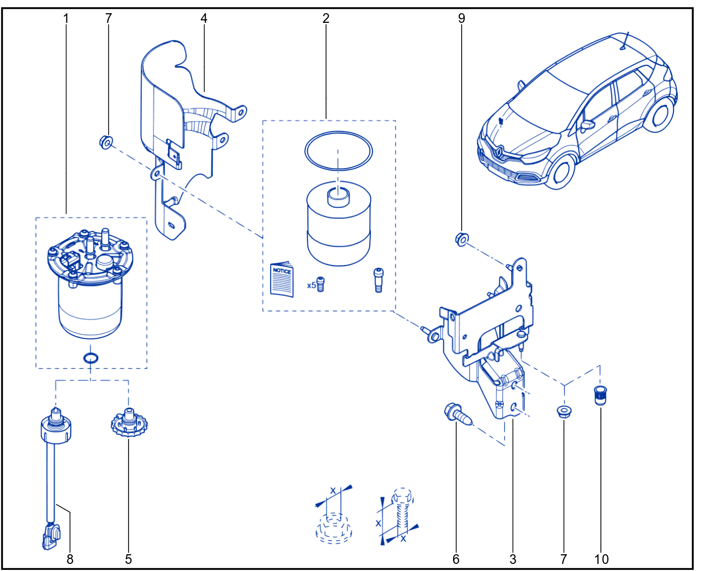 Fuel Filter - 01084419