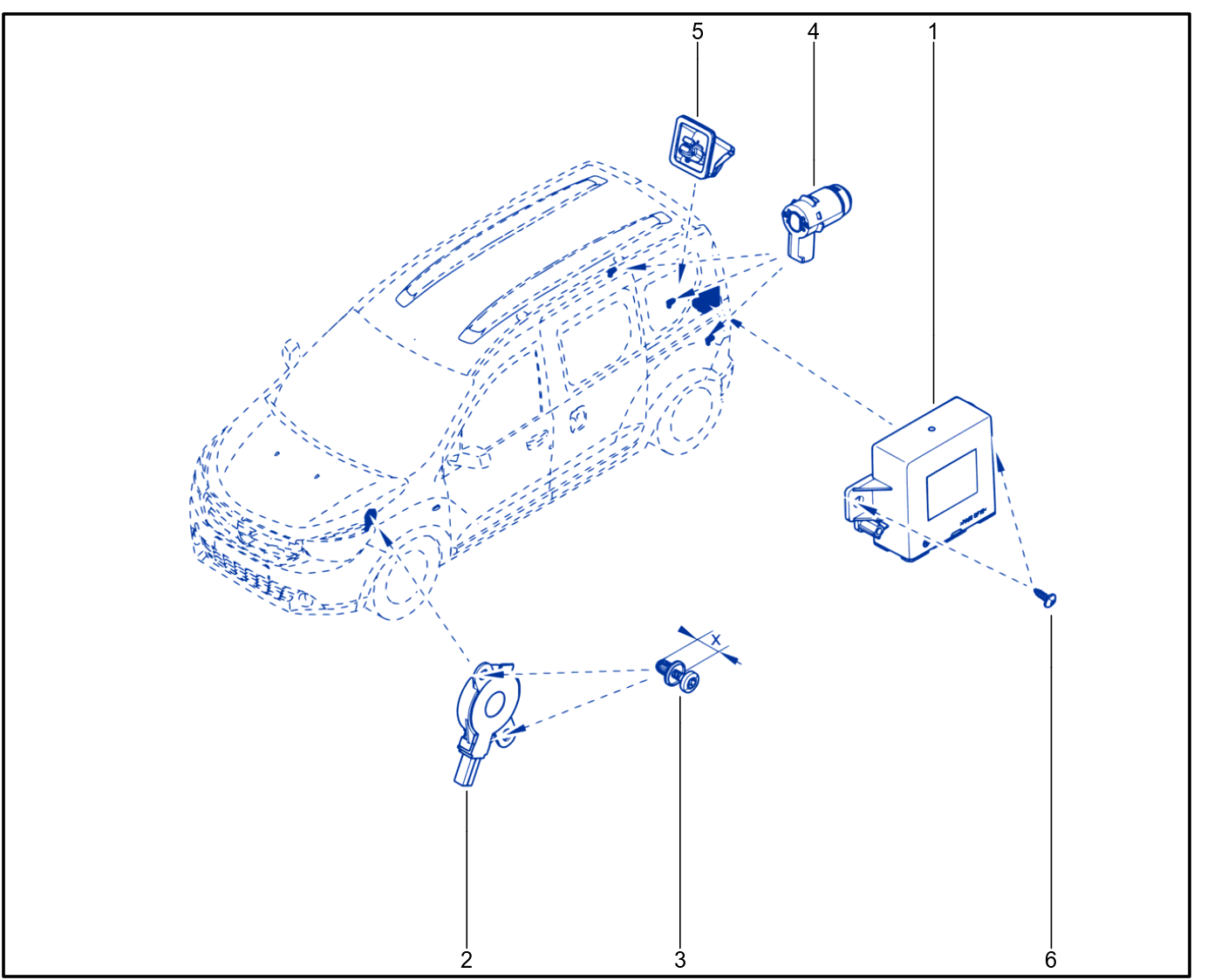 Parking Distance Control - 01084435