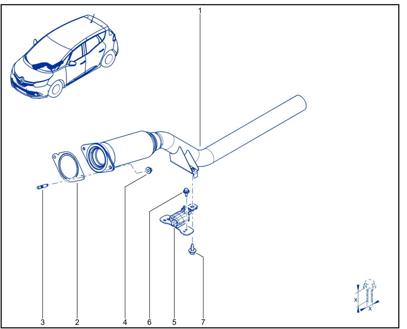 Exhaust Pipe - 01084463