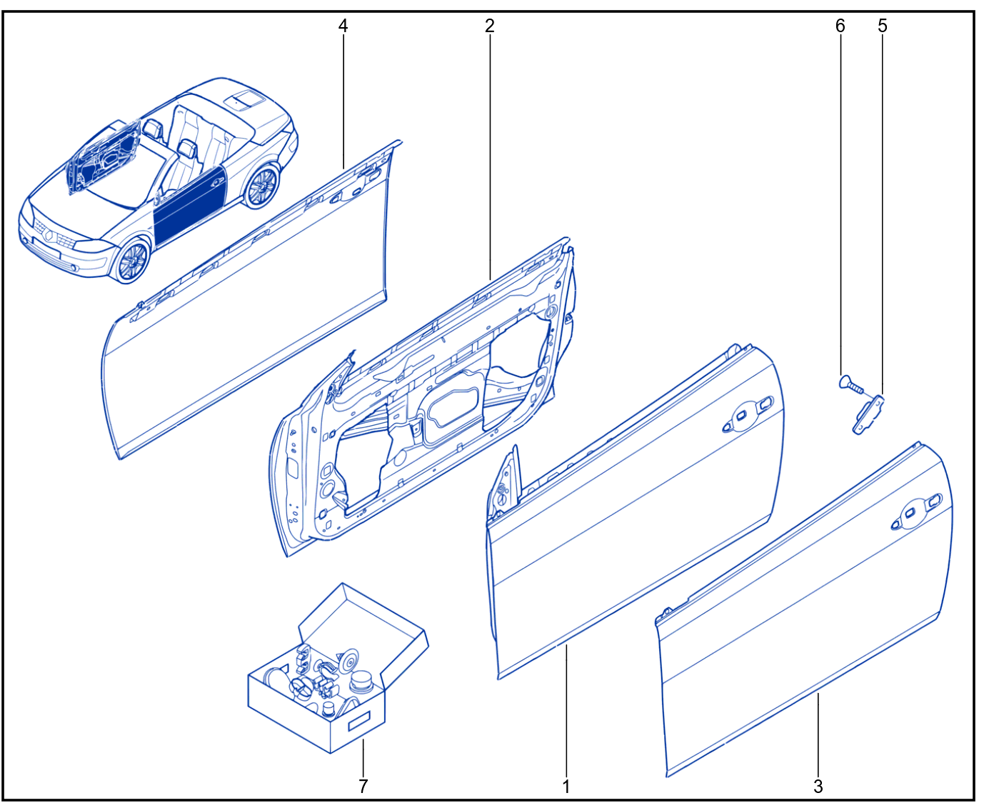 Side Opening Element Panelwork - 01084558