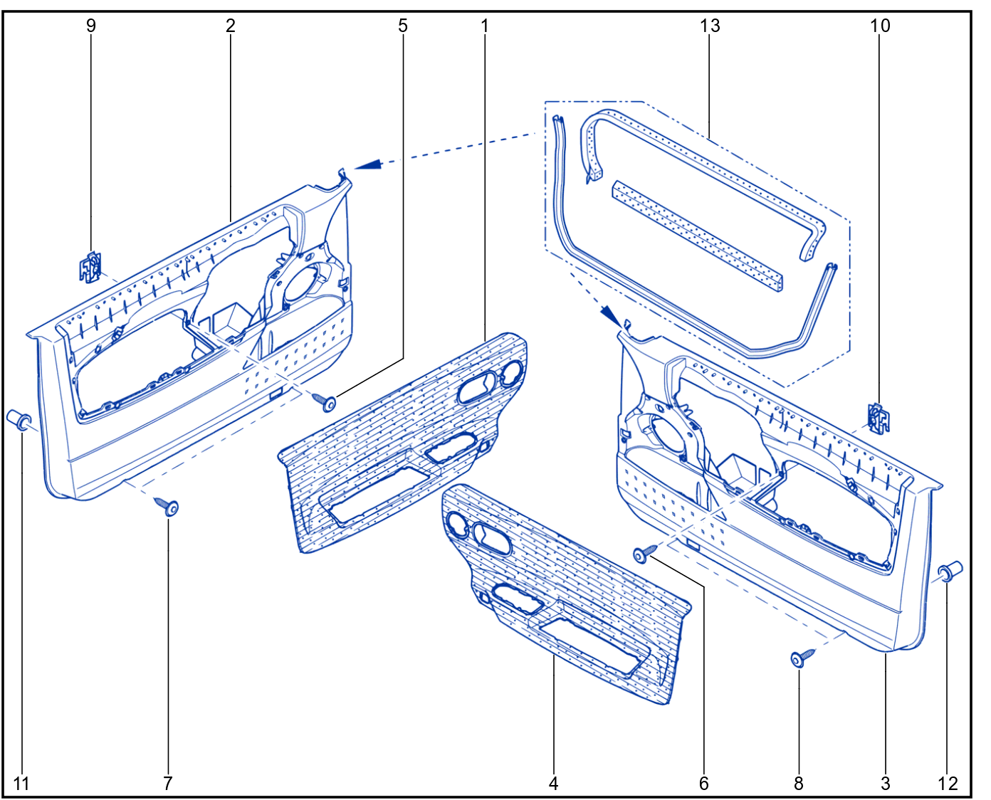 Side Opening Element Trim - 01084650