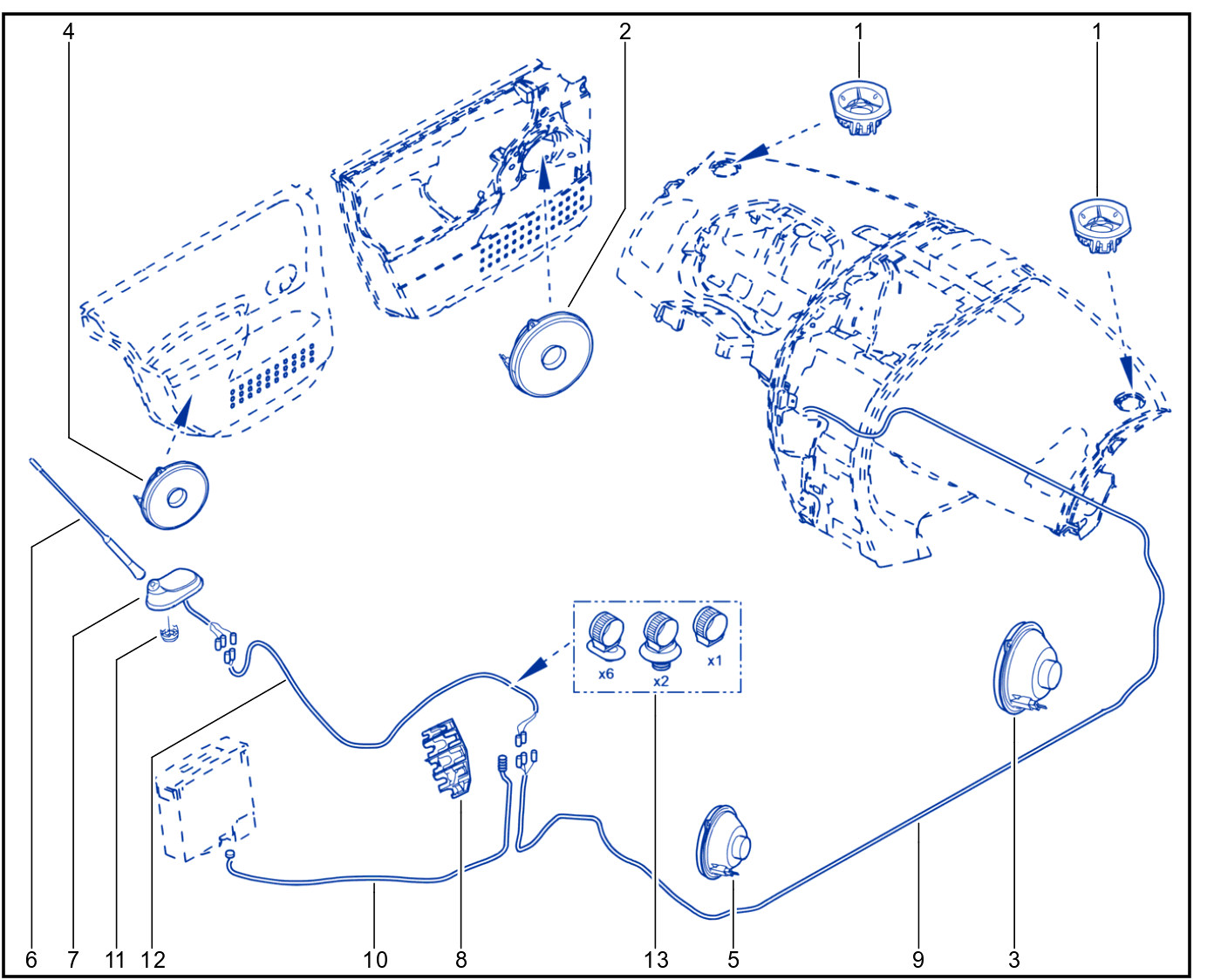 Radio And Equipment - Aerial - 01084722