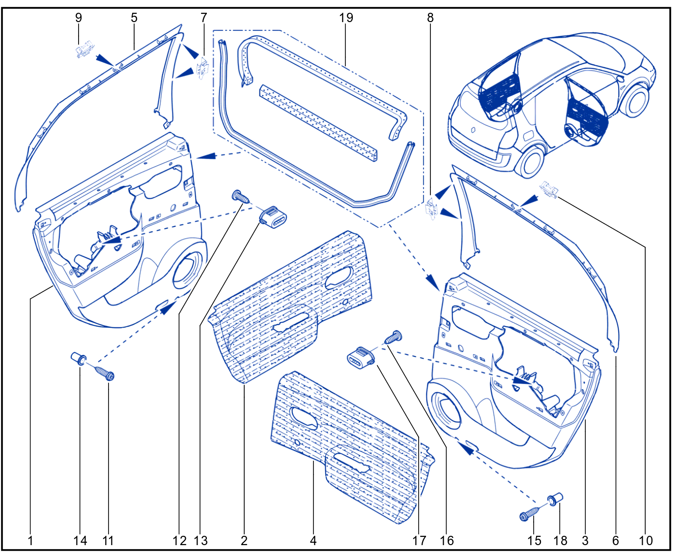Side Opening Element Trim - 01084803