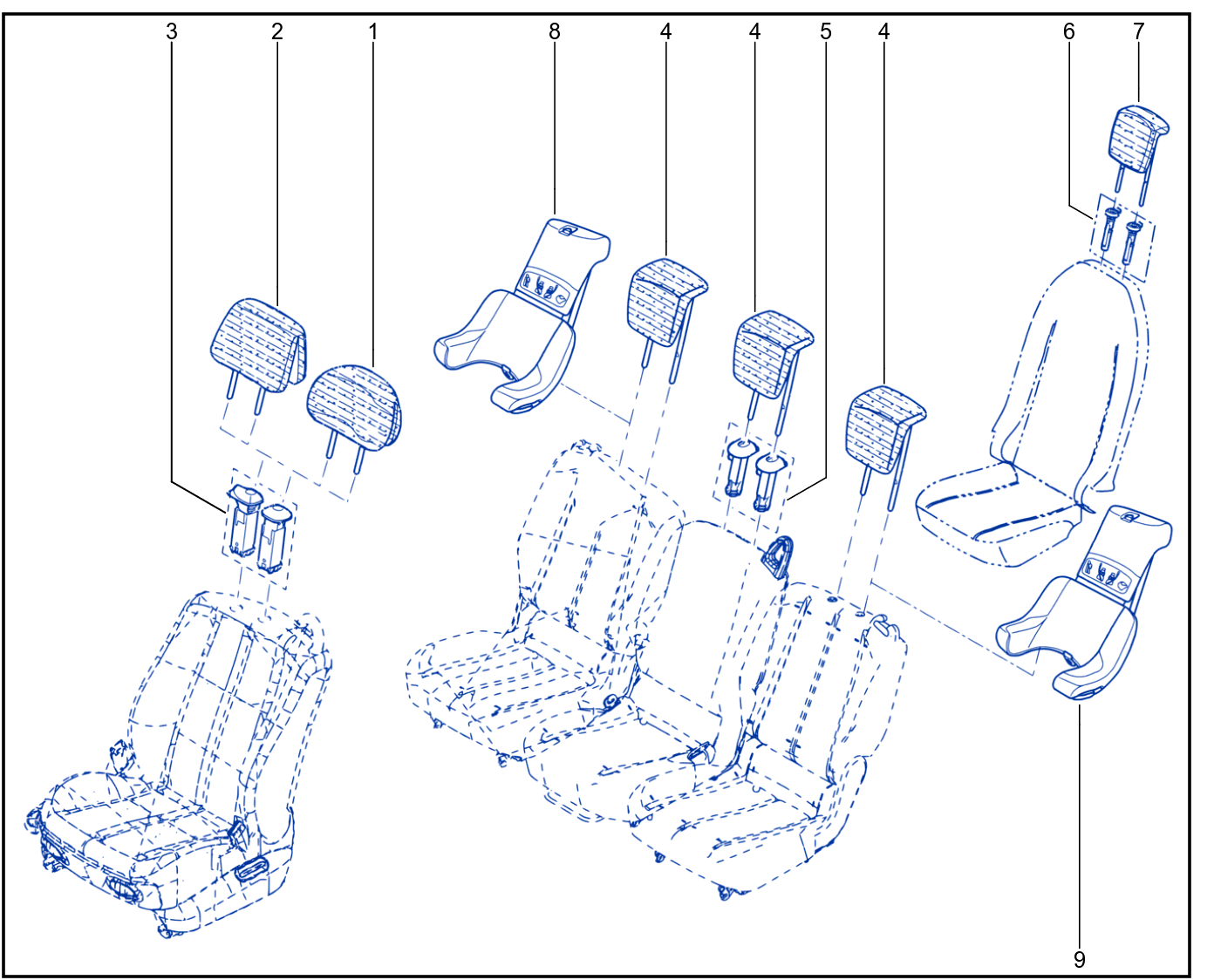 Headrest - 01084831